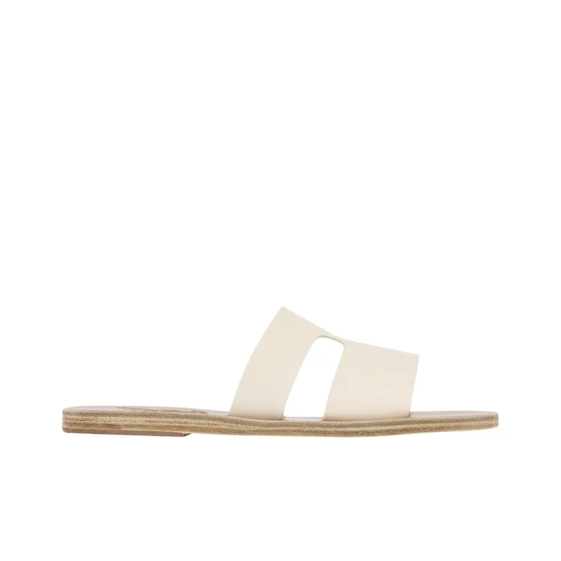 ANCIENT GREEK SANDALS Slide Slippers Women's Gray White-1