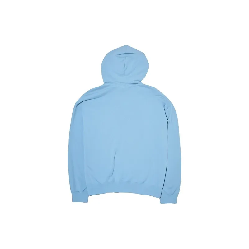 MLB Basic Medium Logo Hood Zip Up Sweatshirt Unisex Blue-1