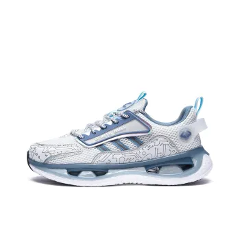 Kinglake Running Shoes Unisex Low Top White Blue/White Orange