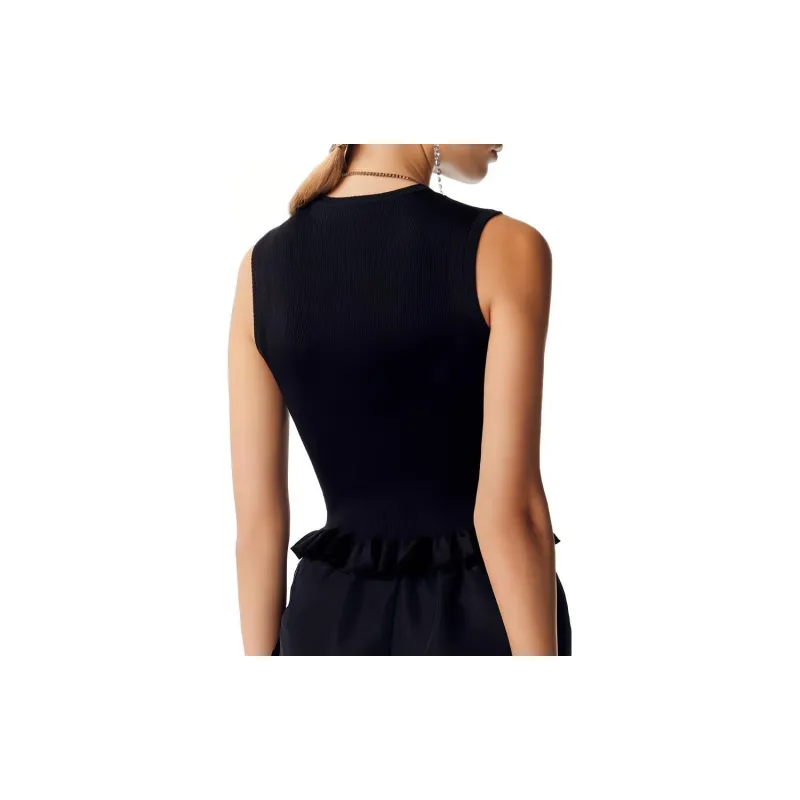 CHANEL 23 New Spring And Summer Arrivals Tank Tops Women's Black-1