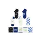 Male/Deep Sea Blue, Sky Gray (Blue Sock Heel) Turbulent Black, Sky Gray, Starlight White