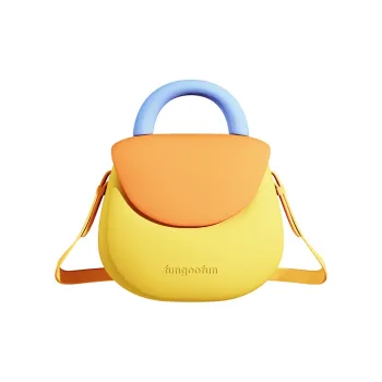 Van Gogh Van EVA Crossbody Handbag Small Size Women's Yellow/Orange/Ecru/Pink