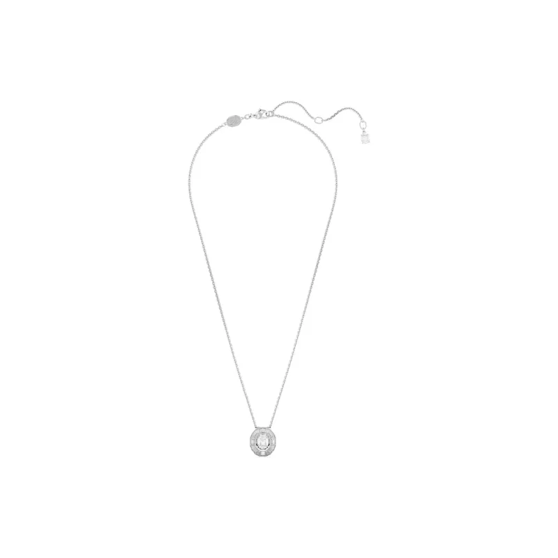 Swarovski Mesmera Rhodium-Plated Necklaces Women's Silver-1