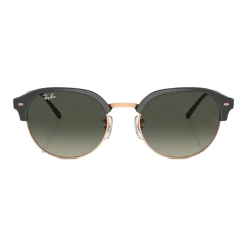 RayBan Metal Round Sunglasses Womens Black