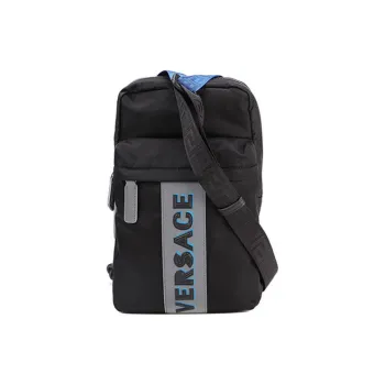 FANSIZHE Nylon Fabric Sling Bag Regular Men's Black