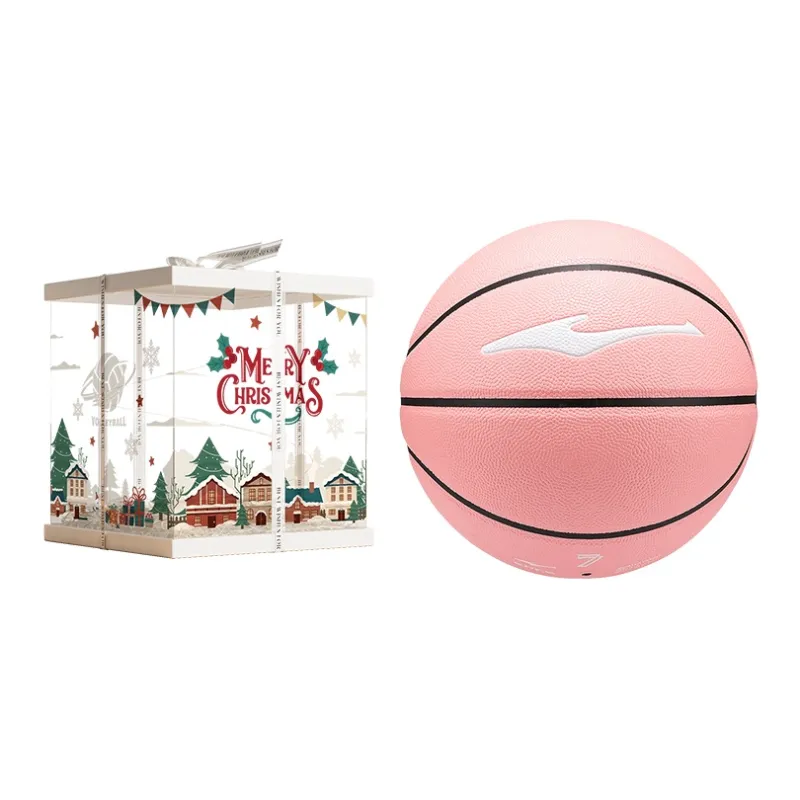Erke PU Basketball Cherry Blossom Pink Size 7 Ball Training Unisex-6