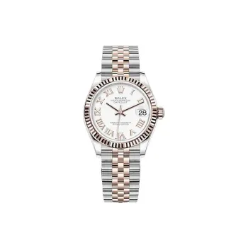 ROLEX Log Series Automatic Mechanical Movement Women's Watch Watch 31mm White Dial Oystersteel Case Oystersteel Strap