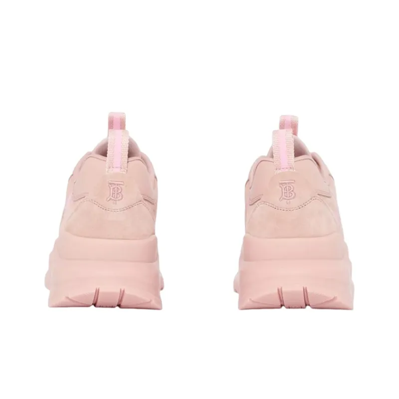Burberry Logo Low-Top Trainer Dusty Pink Women's-3