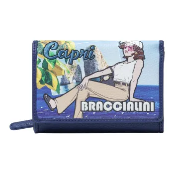 Braccialini Polystyrene Wallet Women's Blue