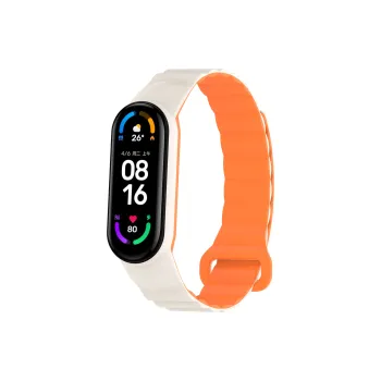 Yu Qing Compatibility Xiaomi Smart Band 9/8/7 All NFC Version Silicone Strap Watch Bands 195mm Unisex