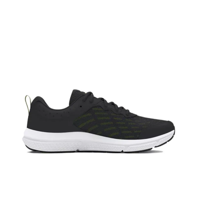 Under Armour Charged Assert 10 Slip Resistant, Breathable, Lightweight Low Top Casual Running Shoes Men's Black Green-1