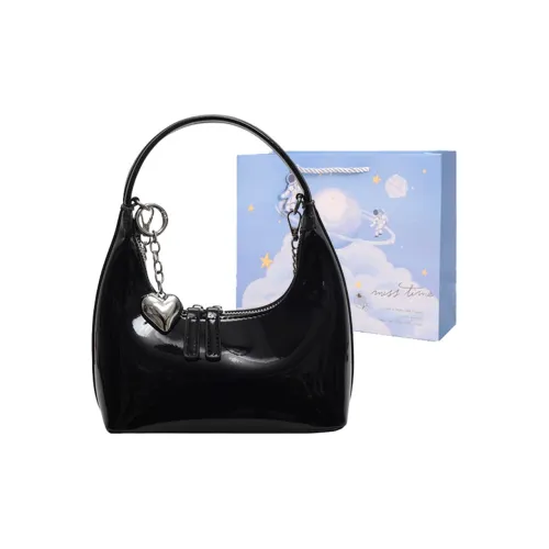 Duoluplo Doron Paul Pu Shoulder Bag, Crossbody Bag, Handbag Regular Women's Black/Ecru/Silver/Red