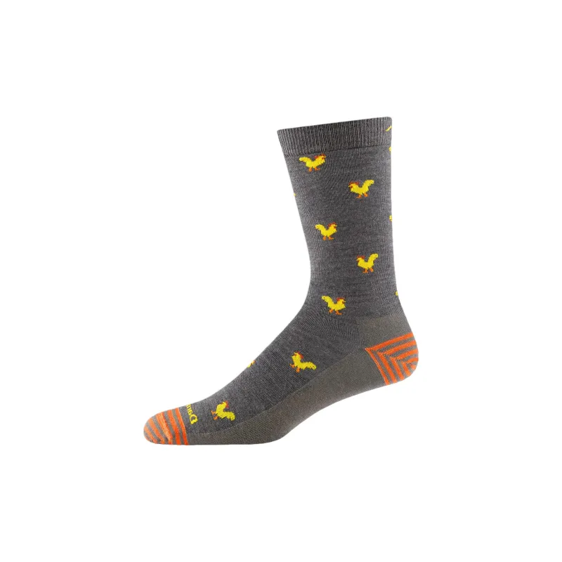 DARN TOUGH Strut Crew Lightweight Lifestyle Sock Mid-Calf Socks Men's 1 Pack Taupe-0