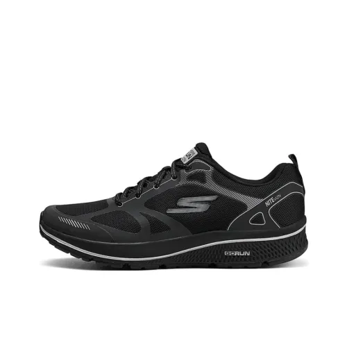 Skechers Go Run Consistent Breathable Lightweight Low-Top Running Shoes Men's Black