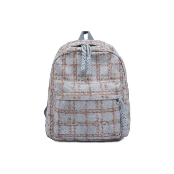 PINK·LAND Nylon Backpack Unisex Blue/Pink/Green