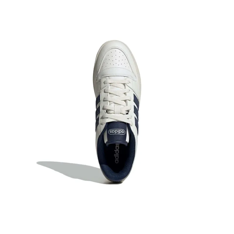 Adidas BREAK START Low Top Skateboard Shoes Men's White Blue-3