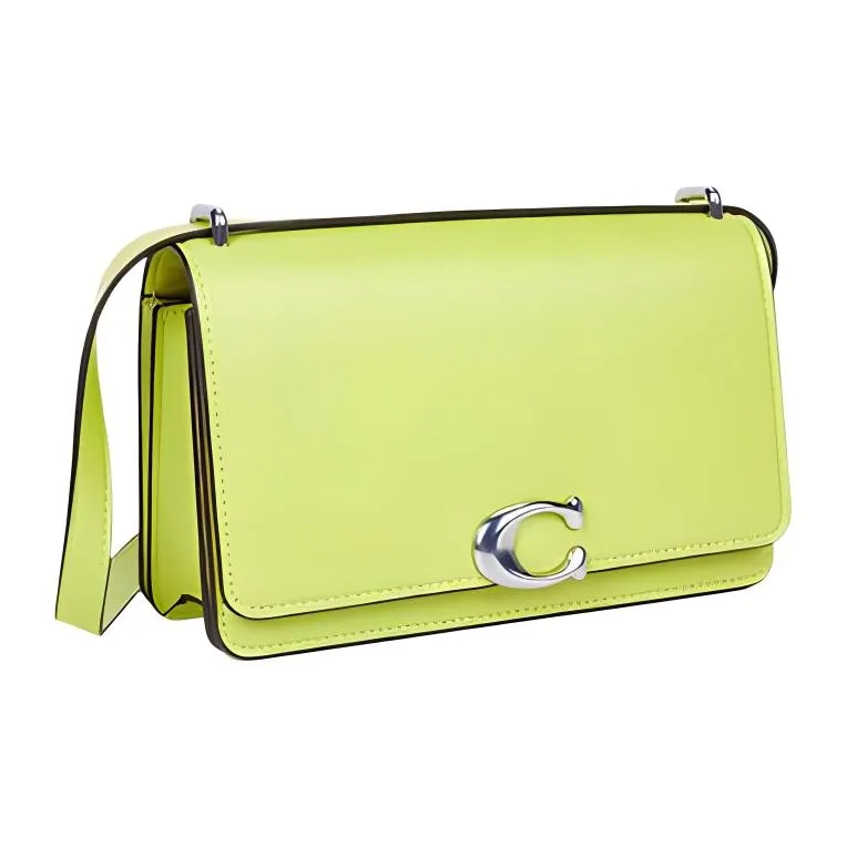 COACH Bandit Cow Leather Crossbody Bag, Shoulder Bag Medium Size Women's Green-1
