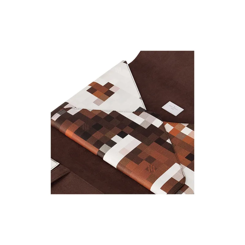 LOUIS VUITTON Mark Folder Cowmooflage Brown-3