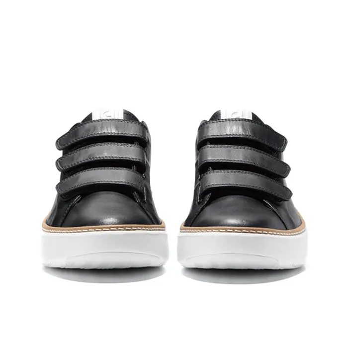COLE HAAN Slip Resistant Low Top Skateboard Shoes Women's Black-4