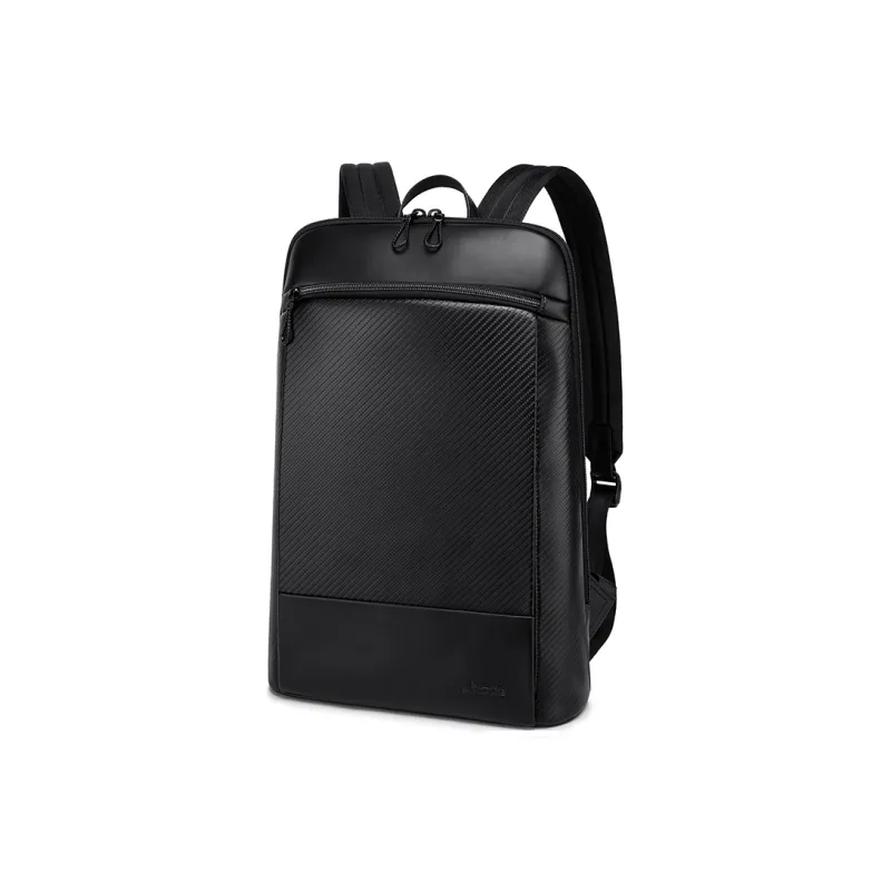 FAIRWHALE PU Backpack Laptop Bag Backpack Men's Gemstone Black-1