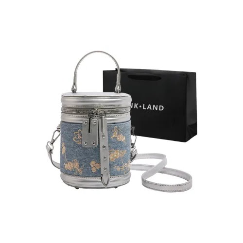 PINK·LAND PU Handbag Shoulder Bag Regular Women's Silver/Black/Brown