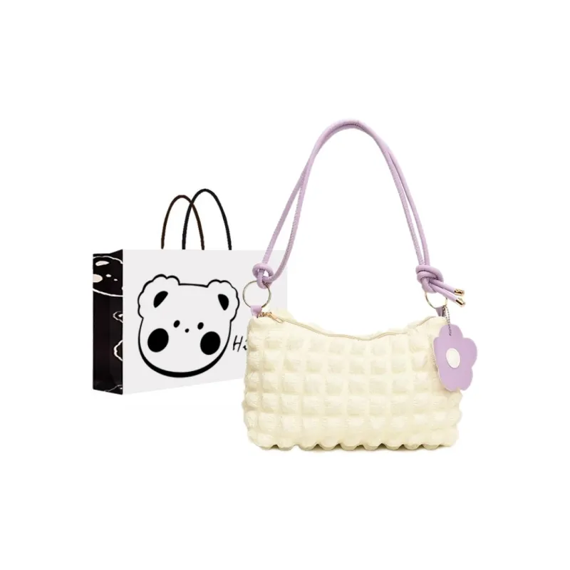NX DOUGHNUT PU Crossbody Bag, Shoulder Bag Women's White-17