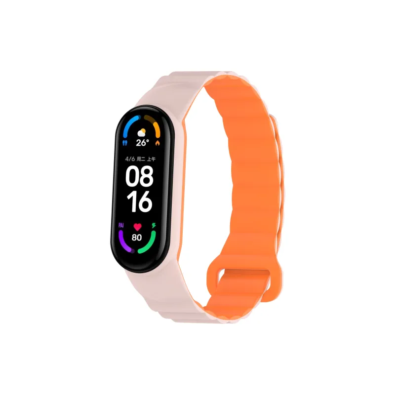 Yu Qing Compatibility Xiaomi Smart Band 9/8/7 All NFC Version Silicone Strap Watch Bands 195mm Unisex-15
