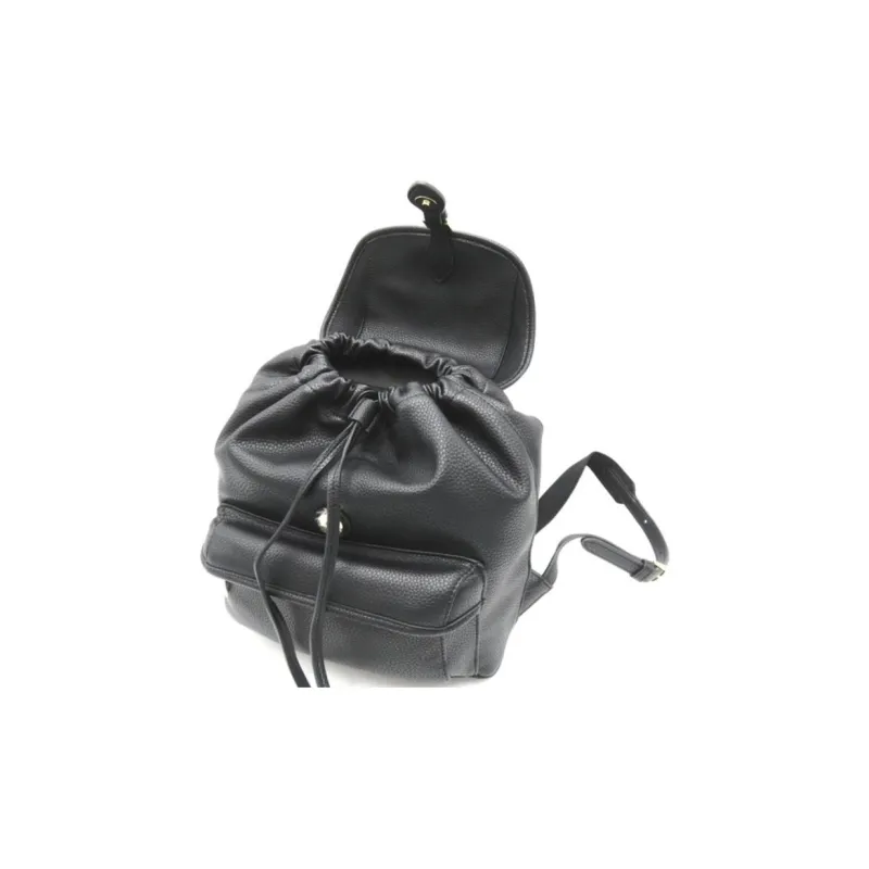 Furla Leather Backpack Women's Black-3