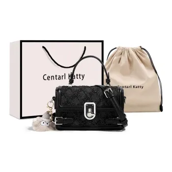CentarlKatty PU Handbag Women's Denim Black
