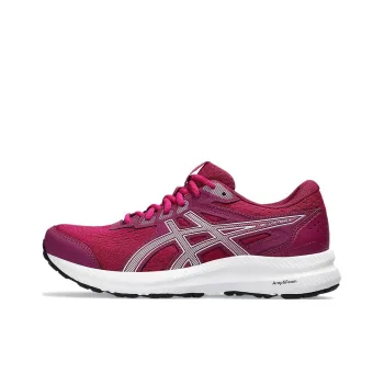 Asics Gel Contend 8 Abrasion Resistant Breathable Low Top Running Shoes Women's Red Purple
