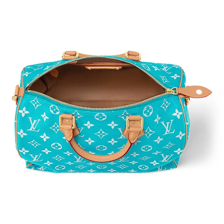LOUIS VUITTON Speedy P9 Bandouliere 40 Turquoise-3