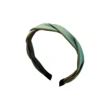 Linen Solid Color Headband[Cyan]
