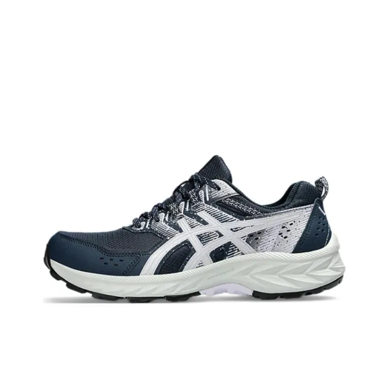 Asics Gel Venture 9 Durable Breathable Low Top Casual Running Shoes Women's Blue Silver-0
