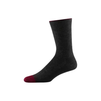DARN TOUGH Solid Crew Lightweight Lifestyle Sock Mid-Calf Socks Men's 1 Pack