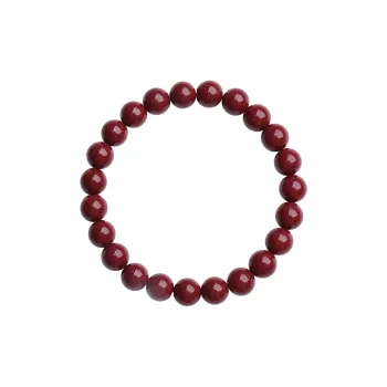 With The Heart Of The Jade Reconstructed Cinnabar Jade Bracelets Unisex