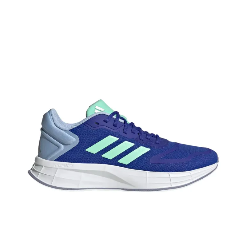 Adidas Duramo 10 Anti-Slip Wear-Resistant Low-Top Casual Running Shoes Women's Blue Green-1