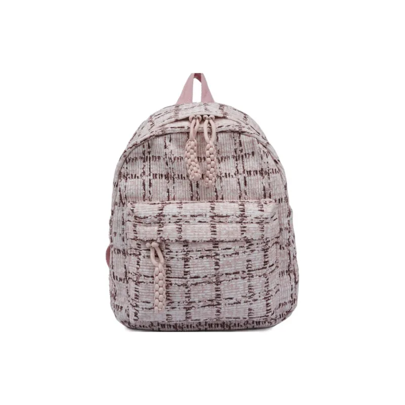 PINK·LAND Nylon Backpack Unisex Blue/Pink/Green-6
