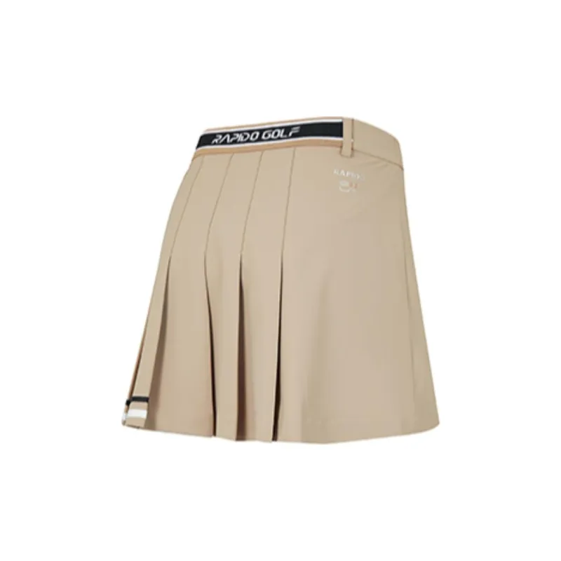RAPIDO Casual Short Skirts Women's Beige-1