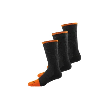 DARN TOUGH Steely Boot Mid-Calf Socks Men's 3 Pack Graphite