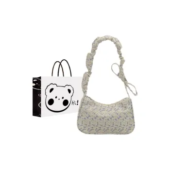 NX DOUGHNUT Oxford Shoulder Bag Women's White