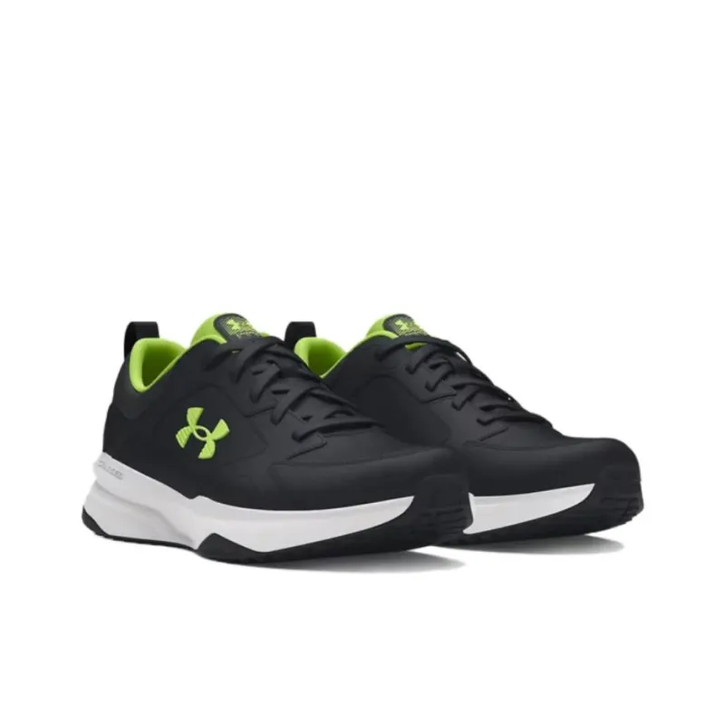 Under Armour Charged Edge Anti Slip Wear Resistant Low Top Training Shoes Men's Black-2