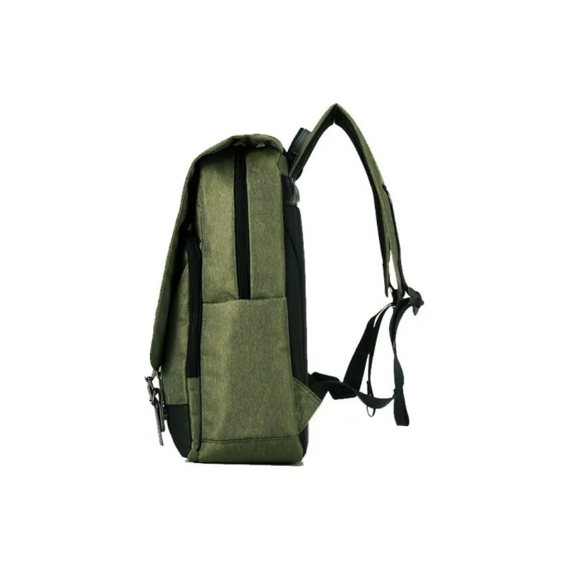 LEXON 600D Twill Backpack Unisex Autumn Night Blue/Light Sand/Pine Green-10