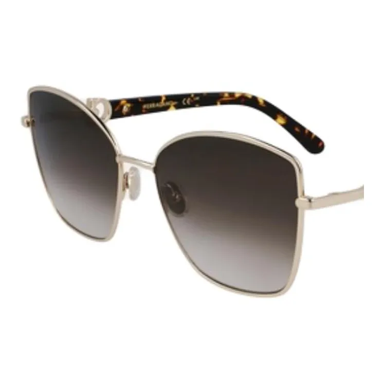Ferragamo Cat EyeFrame Sunglasses-2
