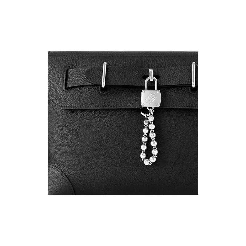 LOUIS VUITTON Steamer Crossbody Black-4