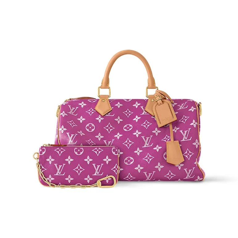 LOUIS VUITTON Speedy P9 Bandouliere 40 Pink Agate-2