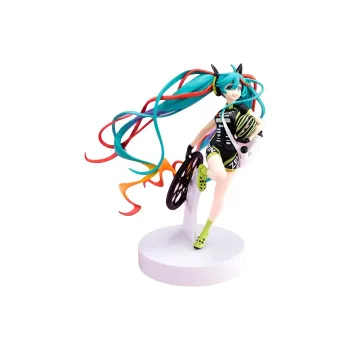 BANPRESTO Hatsune Miku Glass Factory 2016 Racing Miku Scale Figures 23cm