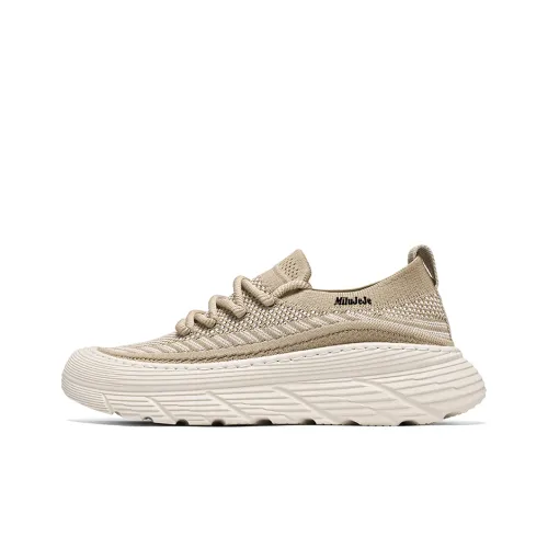 MiluJeJe Lifestyle Shoes Unisex Low-Top Khaki