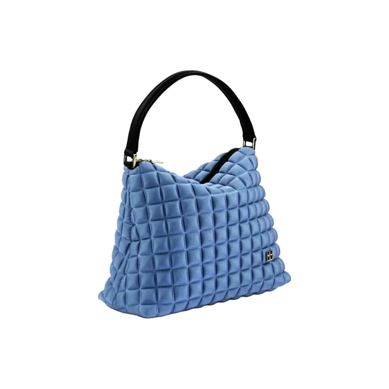 BPRIME 3D Cube Fabric Crossbody One Shoulder Handbags Small Size Women's Vienna Color-1
