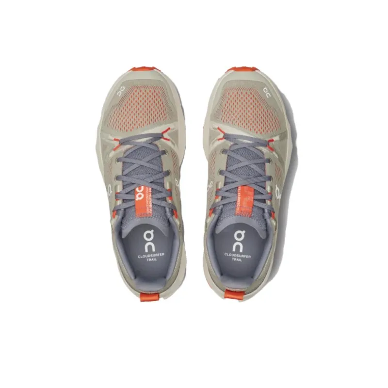 On Running Cloudsurfer Trail Fossil Ivory Women's-3