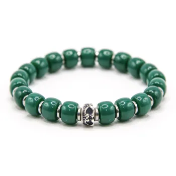 DRAGON LI Colored Glaze Jade Bracelets Unisex